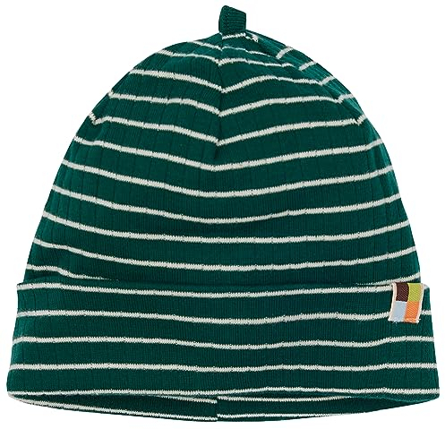 loud + proud Unisex Kinder Derby Rib, GOTS Zertifiziert Beanie-Mütze, Bottle, 42-44 EU