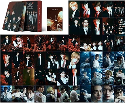 55 Stück Kpop ENHYPEN Photocard Enhypen Lomo Karten Enhypen Dark Blood Neues Album Lomo Karten Enhypen Poster Karten für Fans