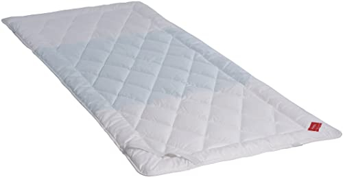 Hefel Cool Unterbett Matratzenauflage mit Kühleffekt Wendemöglichkeit Rautensteppung 500 g/m² 100 x 200 cm