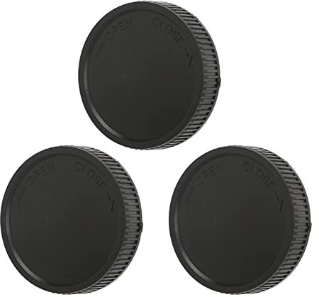 Lens Rear Cap, 3PCS Camera Lens Cap Plastic Rear Cap Portable Protective Cover Fits for T Mouth Telescope M42x0.75, Lens Protective Cover Durable and Wear Resistant