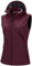 33,000ft Damen Softshell Westen mit Abnehmbare Kapuze Fleece Gefütterte Ärmellose Jacke Wasserdichte Winddichte Sportwesten Vest mit 5 Taschen für Reiten Laufen Wandern Wine Rot XXL