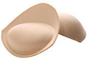 RELLECIGA Damen Push-up BH-Einlagen herausnehmbare Pads für Bikini Tops und Sport BH Beige