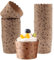 Muffinförmchen Papier Muffins Backförmchen Cupcake Formen, 50 Stück Kuchenkörbchen für Cupcake, Kraftpapier Backbecher für Hochzeit, Geburtstag, Teekränzchen, Party, Braun