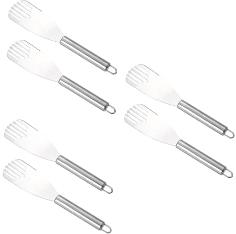 Zerodeko 3 Sätze 2St Backspatel Bratpfanne Edelstahl Kochutensilien aus Silikon Backschaber Spachtel Küchenspatel Kuchenschaufel Backschaufel Rostfreier Stahl Pfannenwender Steakspatel