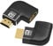 JBSTK 8K HDMI Winkelstecker, 90 und 270 Grad Winkel, 2.1 Kabel Abgewinkelt Stecker auf Buchse, 8K@60Hz / 4K@120Hz, eARC, HDR, Dolby für Wandmontage TV/Laptop/Roku Stick/PS5