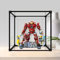 AAABOX Acryl Vitrine Groß Transparente Stapelbar Staubdicht mit Tür für Lego,40x25x40cm Vitrinenschrank Schaukasten Selbstmontage mit Rahmen aus Aluminiumlegierung für Sammlung Modellautos Figuren