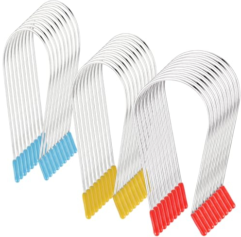 Teaaha 10 Stk. Lockenwickler Haarklammer - Aufheizbare U-Clip Ersatz Heizwickler, Starke Sicherung für Hot Rollers Hair, 7,5 cm Heißwalzen Lockenwickler (10er Set)