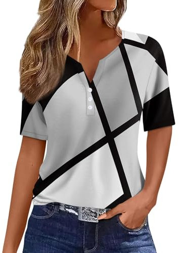 Bluse Damen Elegant Kurzarm Bluse Damen Damen Top Elegant Sommer Damen Oberteile Oversized Tshirt Damen Coole Shirts Damen Langarmshirt Damen Elegant Shirts Damen Sommer Tshirt Damen Weiss