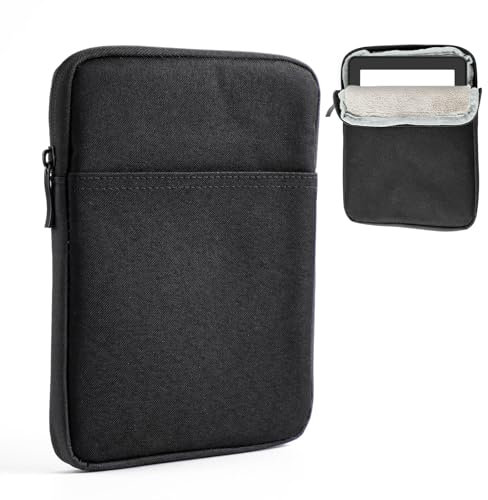 Housse de Protection pour Liseuse Électronique Kindle et Tablettes de 6 à 7 Pouces - Étui Pochette (Noir)