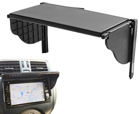 Dreuhuing GPS Navigator Sonnenblende, Navigation Bildschirm Visier, Auto Navigations Sonnen Schutz, GPS Sonnenschutz Abdeckung, Reflexion Navigationsgerät, Sonnenblende Navegationszubehör