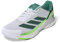 adidas Herren Crazyquick Lightstrike Shoes Padel-Schuhe, Cloud White/Aurora Ivy/Lime Burst, 48 EU