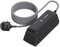 Black 3M Extension Cable, Extension Lead with 6 Way Outlets 5 USB(5A, 1 USB C and 4 USB A Ports), 3250W Overload Protection, 3M Braided Extension cord, Surge Protection Plug Extension Socket