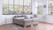 Boxspringbett City 240x220, DS-Silbergrau, 7-Zohnen Taschenfederkernmatratze, Komfortschaum - Inklusive Aufbau - Deutscher Hersteller