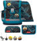 Belmil Classy Plus Schulranzen Set 6-teilig mit extra Schlüsselanhänger (405-78AG/S/K) (Racing Car Blue)