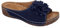 Sandales Femmes été Confortable Mules en Cuir pour Femme Sandale Mode Bout Ouvert Compensées Plateforme Pantoufles Premium Orthopédiques Sandales Chaussons de Plage d'été Taille Fête des Mères