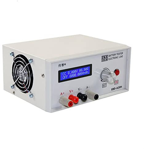 Comprobador de batería de carga electrónica EBD-A20H Carga electrónica Capacidad de la batería Potencia de alimentación de carga Tester de carga Equipo de descarga Instrumento del medidor de descarga