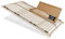 Schlaftroll Lattenrost 120x200 cm - Ergonomischer Holzrahmen mit 28 flexiblen Latten, geeignet für alle Matratzentypen