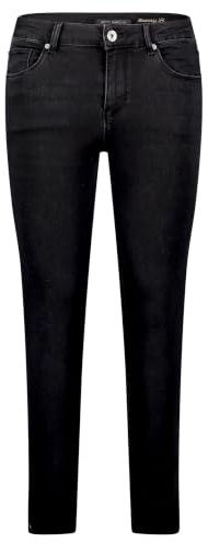 Betty Barclay Damen Basic-Jeans mit Waschung 36, Black Denim
