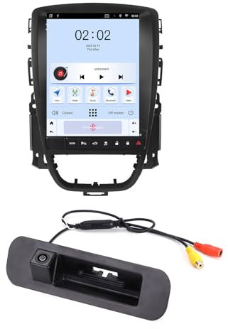 9.7 Zoll HD Auto Radio Autospieler GPS Navigation Carplay/Android Touchscreen Player, Für Buick Excelle GT XT/Opel Vauxhall Astra J GTC P10 Caravan Kasten Kombi Stufenheck (Mit Kofferraumgriff Kamera)