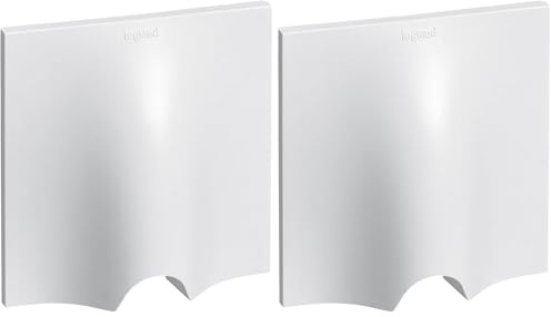 LEGRAND - Sortie de Câble Neptune - Avec Serre-Câble - Pour Câbles Ø5 mm à Ø12,5 mm - Connexion par Câble 2,5 mm² - Fixation à Vis ou à Griffes - Blanc (Lot de 2)