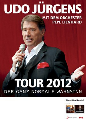 Tour 2012 Tourplakat -A1 - Udo Jürgens Poster 9246