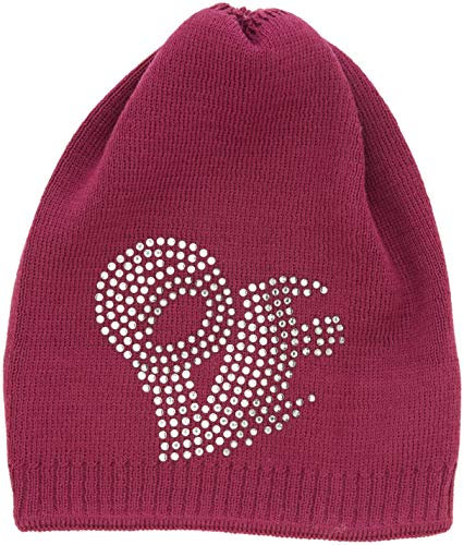 Döll Baby-Mädchen Bohomütze Strick Mütze, Violett (Magenta Purple 7230), 49