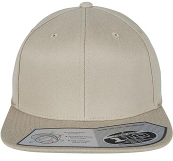 Flexfit 110 Fitted Snapback Cap, Farbe Khaki, Größe One Size