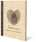 Stammbuch Birkensperrholz Gravur individuell Holzcover mit Echtleder Rücken und Extras Stammbuchformat hoch 175 x 220 mm - Fingerabdrücke
