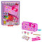 Mattel Hello Kitty GVC41 - Minis Jahrmarkt-Süßigkeiten-Federtasche (19,1 cm) mit 2 Sanrio-Figuren und Schreibwarenzubehör, tolles Spielzeug Geschenk für Kinder ab 4 Jahren