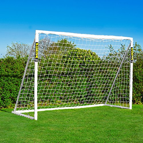 FORZA 10ft x 6.5ft Futsal Soccer Goal [3m x 2m] | Ultra-Durable & Weatherproof uPVC with Quick & Easy Assembly - Optional Ball, Target Sheet & Carry Bag (Goal Only)