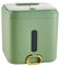 15kg Rice Storage Bin Flour Storage Container for Kitchen Home, Light Green