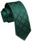 Enlision Plaid Herren Krawatte Grün Schmale Krawatte Seide Krawatten für Formelle Büro oder Hochzeit Business 6cm