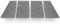 Feuerfest 123 - Feinstaubfilter Kaminofen 547x213x25 mm, Kompatibel mit Hark, 4-teilig, Feinstaub Rußfilter zum nachrüsten Kamine & Öfen, hitzebeständig bis 1.650 °C
