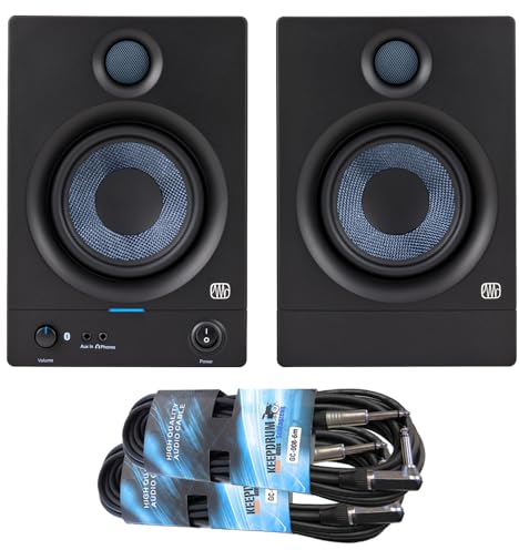 Presonus Eris 5BT - Altoparlante Bluetooth attivo per studio, 2° Gen + cavo jack Keepdrum