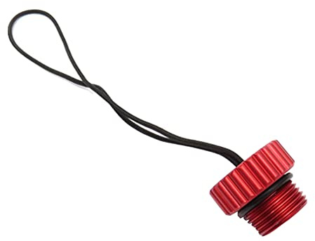 MSCHENZW Valve de bouteille plongée DIN couvercle fileté 5/8-14NPS Bouchon anti-poussière Protection bouchon anti-poussière Régulateur de réservoir Couvercle de protection Rouge