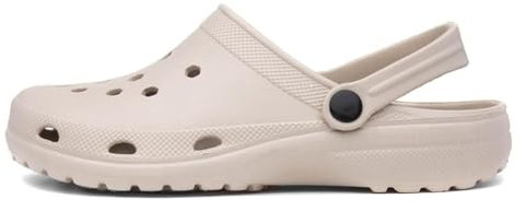 Shoe Zone - Summer Womens Stone EVA Clog - Size 5 UK - Beige