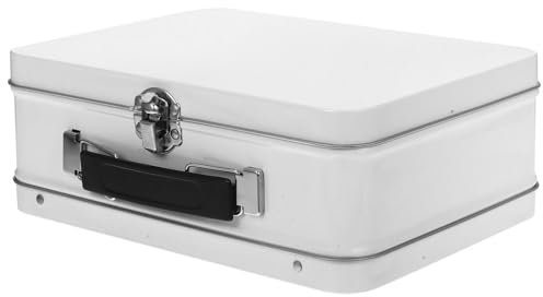 Luxshiny Zinn Andenken Box Griff Lagerung Box Für Schmuck Weißblech Konstruktion