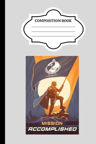 Helldivers 2 Fanart Composition Notebook: Wide Ruled Composition Notebook for Game Lovers