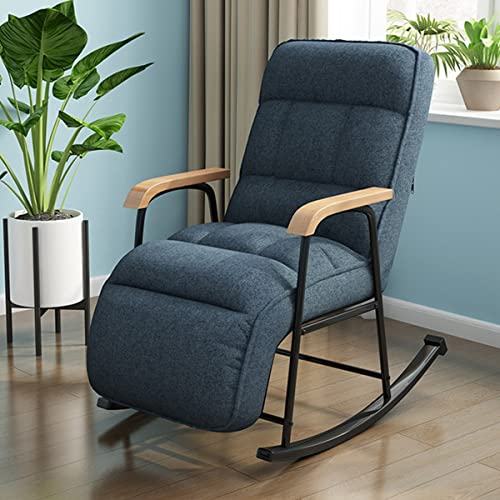 FLORIG Stoff-Relaxsessel fürs Wohnzimmer, hohe Rückenlehne, Relaxsessel, Lesesessel mit Armlehnen, dicke Schaumstoffpolsterung, ergonomischer Stuhl zum Ausruhen
