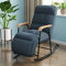 FLORIG Stoff-Relaxsessel fürs Wohnzimmer, hohe Rückenlehne, Relaxsessel, Lesesessel mit Armlehnen, dicke Schaumstoffpolsterung, ergonomischer Stuhl zum Ausruhen