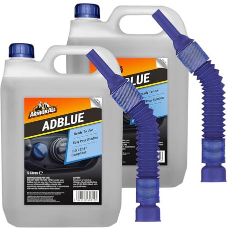 Armor All AdBlue Diesel Exhaust Fluid Additive 2 x 5 L, Easy Pour Spout