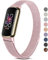 Metallband für Fitbit Luxe, Damen und Herren, Edelstahl, verstellbare Ersatzbänder für Fitbit Luxe/Luxe Special Edition Fitness-Tracker (Rose Pink)