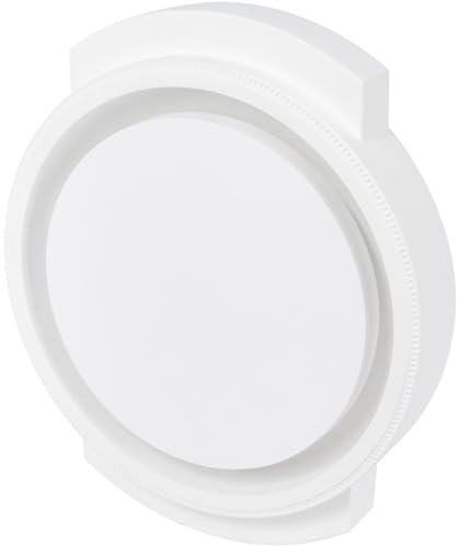 Repa Market Gips 100mm lüftungsgitter Diffusor - Lackierbarer Rund Moderne Lüftungsauslass - Tellerventil mit Magnet - Home Register Deckenlüftungsabdeckungenb Deckenlüftung Abdeckung