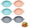 FULHANY 6 Pezzi Stampo Rotondo In Silicone,Stampi Pancake,Stampi Da Forno In Silicone,Per Hamburger Pane, Pane Tostato, Panini Strumenti Antiaderenti Per Cupcakes,Strumenti Per La Cottura In Cucina