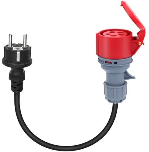 CEE Adapter Starkstrom CEE Stecker 230V Kupplung 16A, 5-Polig