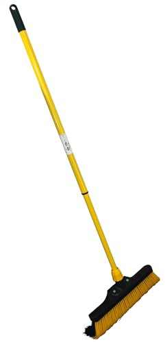 Escoba XXL de 2 piezas – Escoba de 60 cm + mango telescópico