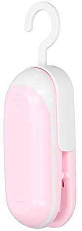 Mini Bag Sealer 2 In 1 Cutter Press Portable Handheld Vacuum Sealer Chip Bag Sealing Tool Kitchen Gadgets (Pink)