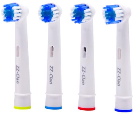 ZZ-Clan - Aufsteckbürsten kompatibel mit Oral-B PRO - Bestleistung - (4 Bürstenköpfe)