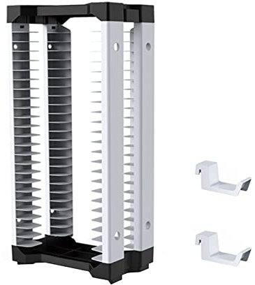 Zkydhbd ABS Video Game Storage Stand Tower For Game Card Box Holder Game Box Storage Tower Durability