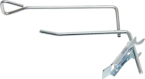 BGS 89927 | Einzelhaken mit Klappverschluss | 100 x 4,8 mm | Geeignet für Tegosystem | Ladenausstattung